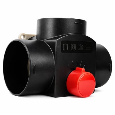 75mm Duurzaam Ventilatiekanaal T-stuk Air Vent voor Standkachel - Hoogwaardige Luchtuitlaat met Hoge Fitness - Geschikt voor Eberspaecher