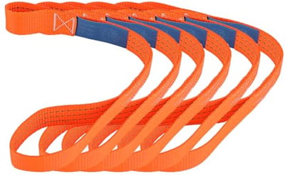 Zesdelige Riemlussen voor Sjorbanden - 450 x 380 mm, 1000 kg Trekkracht voor Auto, Motorfiets en Camping