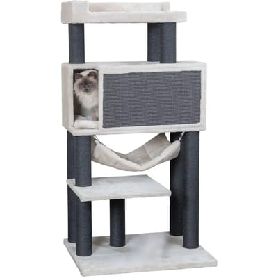 Trixie Krabpaal Maciel - Grijs, 155 cm - Met Ligplekken en Jute voor Grote Katten