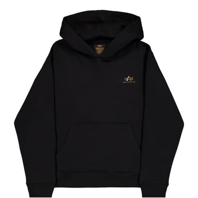 Hoodie met klein logo Alpha Industries Basic TPU