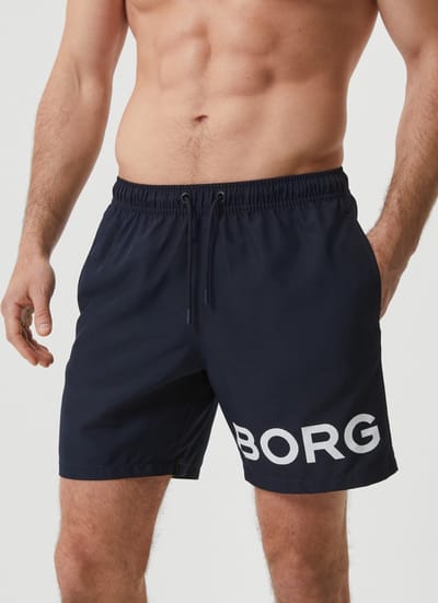 Björn Borg  - Swim Shorts Sheldon Night Sky - Heren -  Zwembroek -  Maat M - Blauw