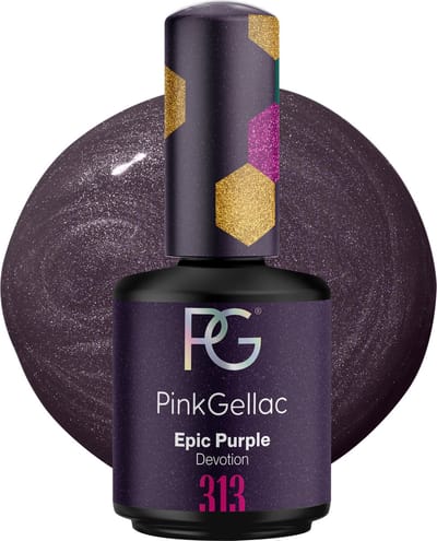 Pink Gellac Gellak - 313 Epic Purple 15ml - Paarse Gel Nagellak - Gellac - Gel Nagels Producten