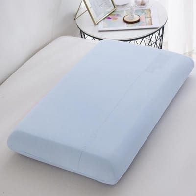 2026 Housse de coussin élégante en soie glacée rafraîchissante, soyeuse et respirante, protection de coussin d'été fraîche, housse de coussin couleur dopamine 40x60cm