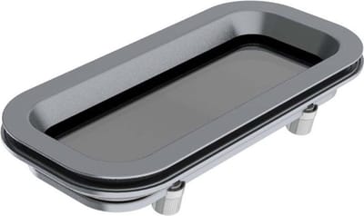 VETUS aluminium Patrijspoort 375x210mm | PZ661