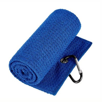 Nivard Golf Handdoek - Golfhanddoek - Golf Accessoires - Towel - Comfortabel - Blauw