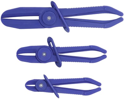 Dailygoods- Slangentang Set - 3 Stuks - Flexibele Slangentangen - Nylon - Geschikt voor Remslangen - Brandstofslangen - Opening tot 65mm