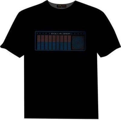 LED T-SHIRT - Equalizer - XXL