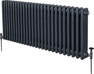 3-kolomsradiator - antraciet - 600x1192 mm - 6255 btu