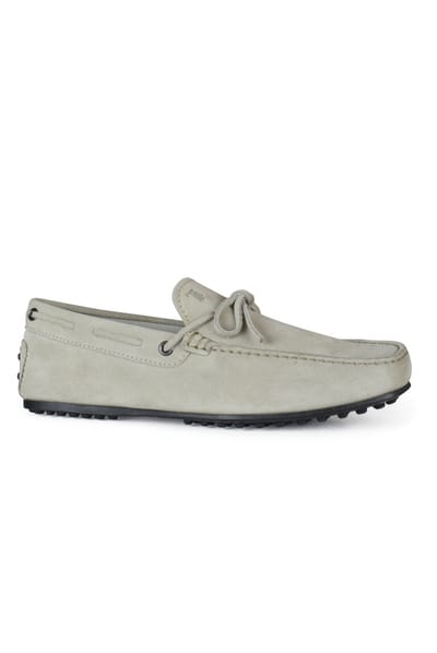 Tod's suède mocassins grijs