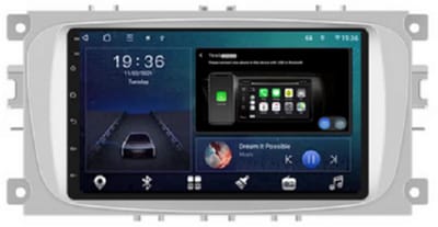ADIVOX 7 inch geschikt voor Ford Focus/C-Max/S-Max/Mondeo/Galaxy/Kuga 2006-2011 Android 14 2GB/32GB Quad Core CarPlay/Auto/Wifi/RDS/GPS/DSP/5G/DAB+