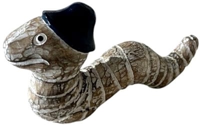 Worm Wanda 13 cm donkerbl hoedje