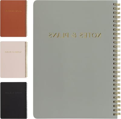 Lesplanner Dagboek - Werkplanner Organizer - Taken Plannen - Ongedateerd Ontwerp - 9.3 x 6.3 Inch - Saliegroen
