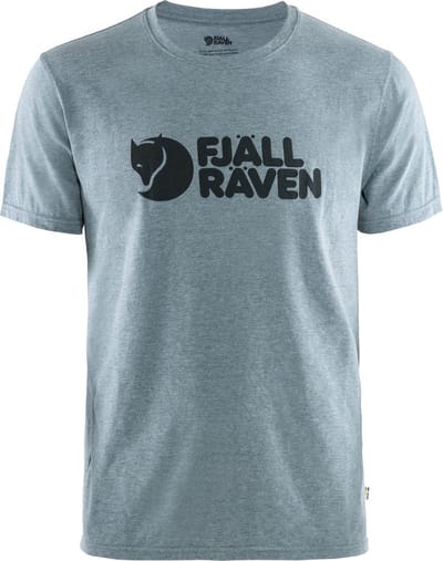 Fjallraven Logo Outdoorshirt Heren - Uncle Blue-Melange - Maat L