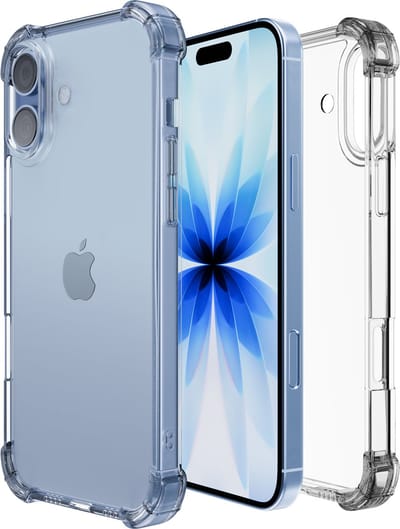 Hoesje - geschikt voor Apple iPhone 17 - Transparant - siliconen - backcover - Shock Proof