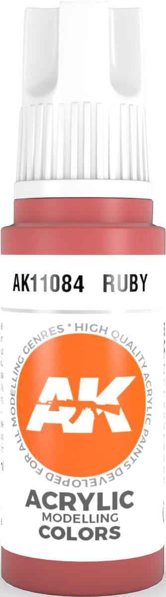 Ruby Acrylic Modelling Color - 17ml - AK-11084