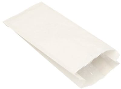1x 1000 Broodzakken cellulose aaneengeregen 24 cm x 10 cm x 5 cm wit inhoud 075 kg