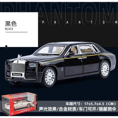 1:32 Rolls Royce Phantom Viii Luxe Sedan Legering Spuitgietmodel Auto Simulatie Voertuig Huis Trendy Ornamenten En Computer Bureau
