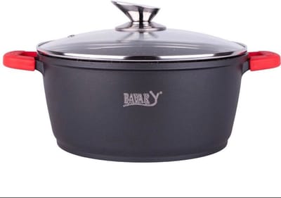 Bavary KATG40 Pan - Braadpan - Soeppan - Ø 40 cm - Inductie - Keramisch - 15 Liter - Zwart