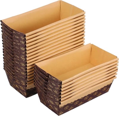 Bakvormen voor brood - Mini muffinvormen - Brood bakken thuis - Duurzame antiaanbaklaag - 25 stuks - Koffie