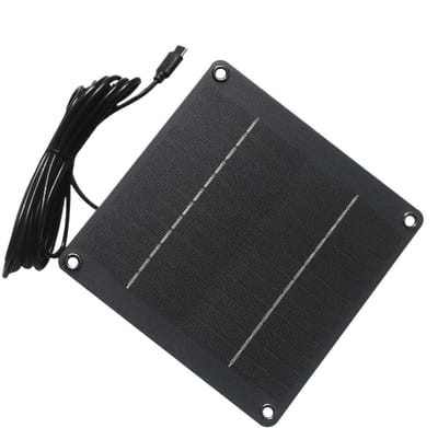 Zonnepanelen, monokristallijn oplaadsysteem, 40W 12V Outdoor Energiepaneel voor Camping RV Gebruik, Hoog rendement Silicon Cell Materiaal, Off Grid Elektriciteitsoplossing voor Reizen Thuis Dak