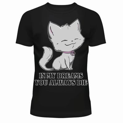 Cupcake Cult - IN MY DREAMS Dames Tshirt - S - Zwart