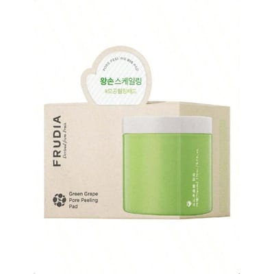FRUDIA Green Grape Pore Peeling Pad 170ml/70 Pads Koreaanse Exfoliërende Toner Pads Voor Diepe Poriënreiniging Met Aha/Bha Natuurlijke Fruitextracten white