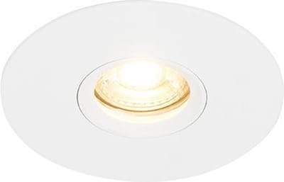 QAZQA buco - Moderne Inbouwspot - 1 lichts - Ø 120 mm - Wit - Woonkamer | Slaapkamer | Keuken