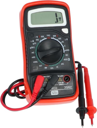Digitale Multimeter - Meetinstrument Universeelmeter - Elektrische Metingen Uitvoeren - Helder 7-cijferig Display - 117 x 75 x 39 cm