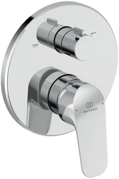Ideal Standard IS Badarmatuur UP Ceraflex 2027 - Rozet 163x163mm Chroom, BE544AA
