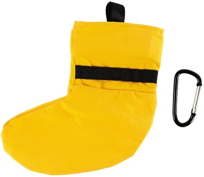 Dailygoods - Golfbal Tas - Handige Golfaccessoire - Compact en Draagbaar - Geel - Golfcadeaus voor Mannen en Vrouwen - Ideaal voor Golfliefhebbers