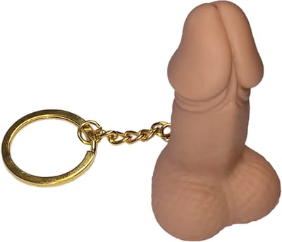 Humoristische Silicone Penis Sleutelhanger – Grappige Cadeau-Gadget voor Vrijgezellenfeesten & Vrienden