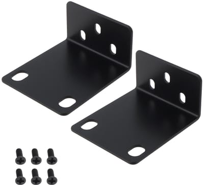 Allecto - Verstelbare Rack Mounts - 2-Pack - Geschikt voor DVR/NVR - Ideaal voor beveiligingssystemen - Eenvoudige installatie - Perfect voor Hikvi...