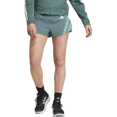 Adidas Performance Adizero Archive Running Gel Short Preloved Teal Taglia: M 3" | Pantaloncini Outlet | Donna | Ciano