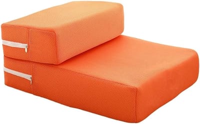 Huisdier Trapjes - Hondenladder Kattenladder - Huisdier Klimhulp - Ademend Gaas - 48 x 20 cm - Oranje