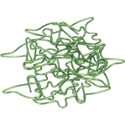 100 Stuks Vormige Paperclips Cyaan Triceratops Vorm Metaal Draagbaar Galvaniseerproces Kantoorclips voor Bestand beige