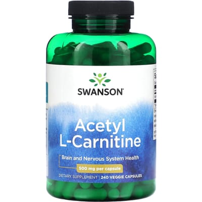 Acetyl L-Carnitine, 500 mg, 240 Vegetarische Capsules