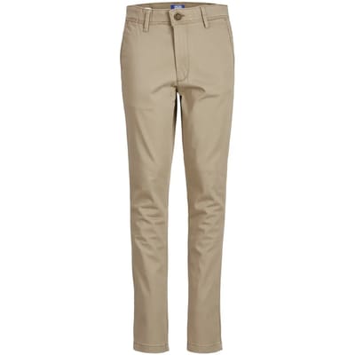 JACK&JONES JUNIOR JPSTMARCO JJBOWIE SA BEIGE NOOS JNR Jongens Broek - Maat 164