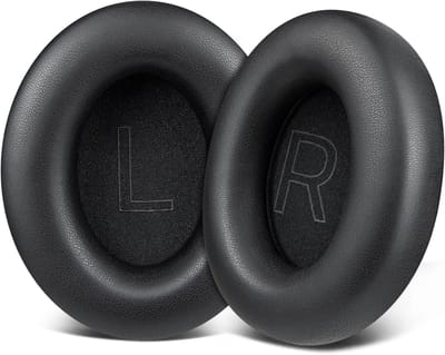 Vervangende oorkussens voor gaming headsets, geschikt voor Razer Kraken V3/V3 Pro/V3 X en Kitty V3 Pro/Kitty V3 X, geluidsisolerende schuim en comfortabele kunstlederen bekleding in zwart