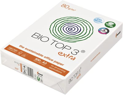 Kopieerpapier biotop 3 a3 80gr naturel | 5 stuks