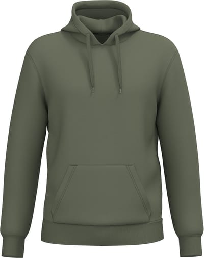Kariban Gerecycleerde sweater met capuchon uniseks K4041 - Caper Green - 3XL