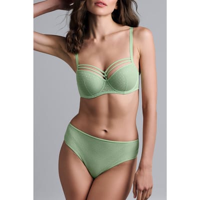 Marlies Dekkers Seduction Pastel Green Brazilian Briefs Size: XXL | Bikinis Outlet | Dames | Groen