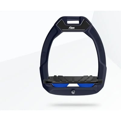 Veiligheidszwevende stijgbeugels Grip Rood/Zwart/Blauw Flex-On Safe-On