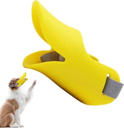 Eend mond hond snuit, siliconen hond snuit | Anti-bijtende eend mond hondenmuilkorf | Multifunctionele mondkap voor een verscheidenheid aan hondenrassen en maten