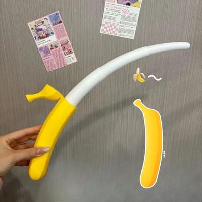 Banaan Speelgoed Zwaard Intrekbaar Zwaard Gesimuleerd Banaan Speelgoed Mes Zwaartekrachtsensor Leuk Creatief Decompressie Speelgoed Voor Volwassenen Kinderen