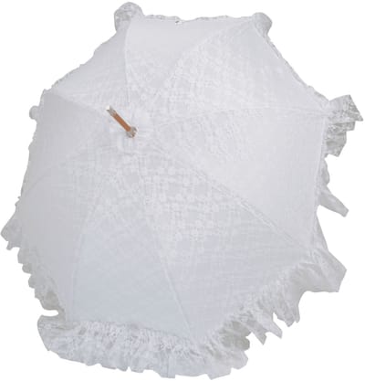 doppler Manufaktur Paraplu Wedding Traditional White Wit