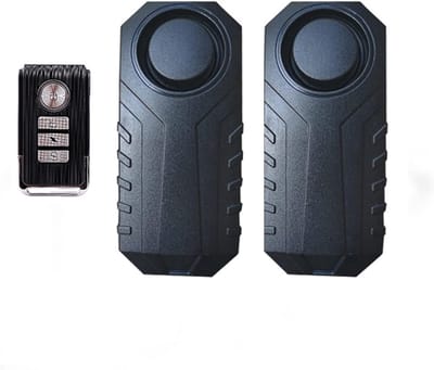 Fiets Alarm - Scooter Beveiliging - Voertuig Beveiligen - Waterdicht IP66 - 113dB Volume - Zwart