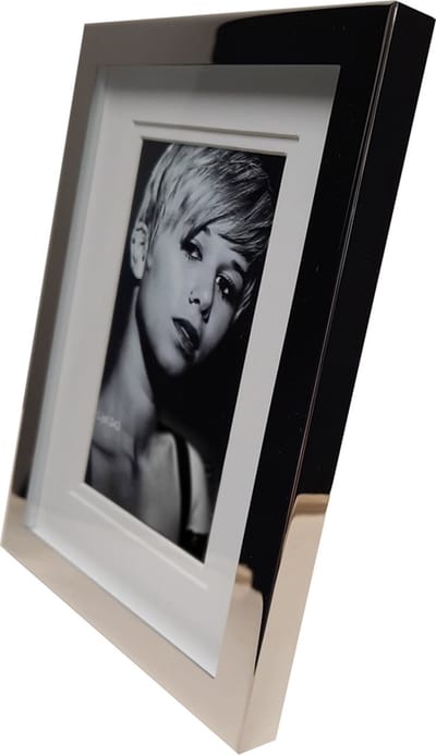 AL-343 verzilverde lijst voor fotoformaat 20x25 cm