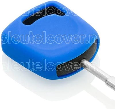 Autosleutel Hoesje geschikt voor Ford - SleutelCover - Silicone Autosleutel Cover - Sleutelhoesje Blauw