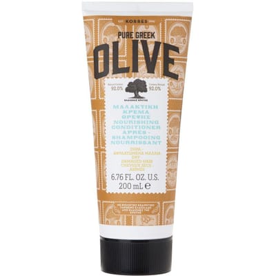 Korres Pure Greek Olive Nutritious Conditioner Afzetting & reparatiespoeling Dames 200 ml