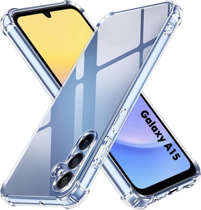 Hoesje voor Samsung Galaxy A15 4G / A15 5G backcover Shockproof siliconen Transparant